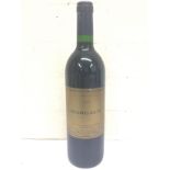 Bottle of Margaux wine 1992, postage category D