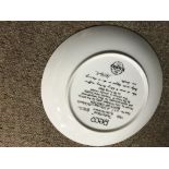 A collection of six collectors plates-Reco . NO RE