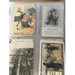 A Collection of Edwardian and latter post cards .