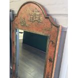 A arch wall mirror with Chinese decoration 120x 63