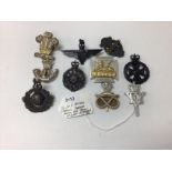 10 x Metal British Army Cap Badges from the Reign