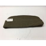 WW2 Italian Officers Side Cap with late war cap ba