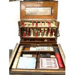 A Royal Cabinet of Games, oak compendium cabinet.