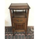 Oak Bedside cabinet , 78x36x40cm- NO RESERVE