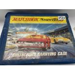 2 Matchbox Superfast cases and a collection of mix