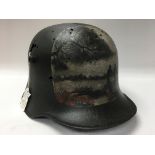 WW1 German M16 Stalhelhm Helmet. Found on the West