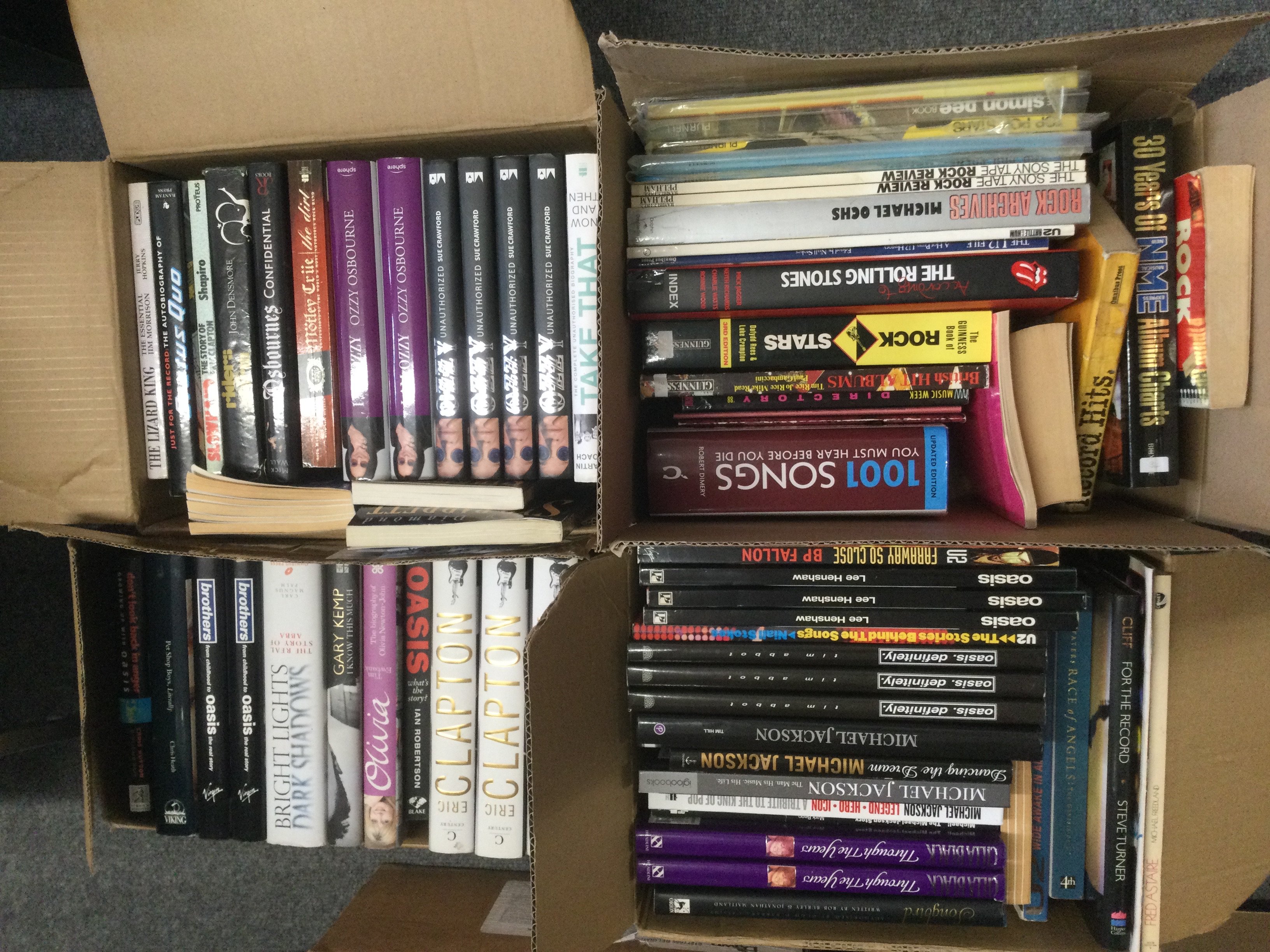 Ten boxes of music books comprising mainly autobio - Image 2 of 2