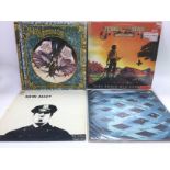 Four rock and art rock LPs comprising the self tit