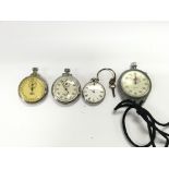 Collective lot including a silver pocket watch and