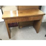 Art Deco reproduction walnut console table, approx