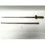 French M1886/93/16/35 Lebel Spike Bayonet. Blade l
