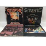 Four folk rock LPs comprising two by Strawbs and t