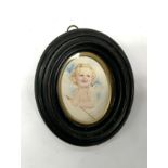 Dora Webb R.M.S (1886-1973) Hand painted miniature