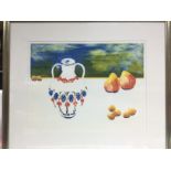 A framed and glazed limited edition Ruth O'Donnell