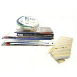 A collection of Rugby programmes, guides, Bundaber