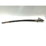 An Indian officers sword, blade length 72.5 cm. Ca