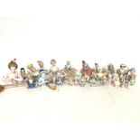 A collection of pincushion dolls & vintage copies