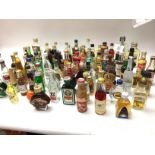A large collection of assorted miniatures includin