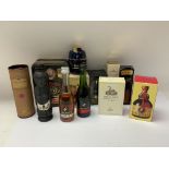 A collection of alcohol miniatures. (D) NO RESERVE