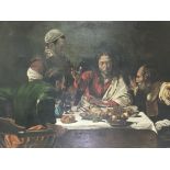 A good quality oil painting a copy of Caravaggio p