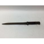 A WWII German k98 bayonet (without scabbard). Cat