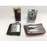 Four vintage lighters. Shipping category D.