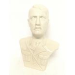 WW2 German Allach porcelain bust of hitler depicti