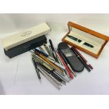 A collection of various pens NO RESERVE