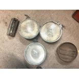 Vintage car lamps , postage cat D