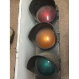 A set of traffic lights, approx 85cm. Shipping cat