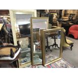A collection of wall mirrors, approximate dimensio