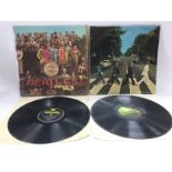A first UK pressing of 'Abbey Road' with misaligne