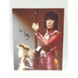 A signed photo of Bill Wyman, approx 20cm x 25.5cm