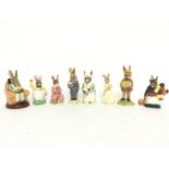 A collection of Royal Doulton ceramic Bunnykins in