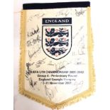 Official England 2001 U19 Championship football pe