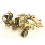 Brass sextant, postage cat B