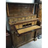 A Quality Regency Rosewood Secretaire cabinet the