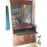 An early 19th Century Regency Secutaire bookcase w