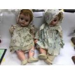 Two 1950s dolls. NO RESERVE