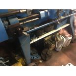 A large Colchester engineering Lathe with accessories single phase seen working. Viewing by