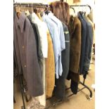 A collection of RAF WW2 uniforms including vintage