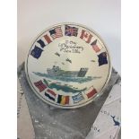 A d-day anniversary plate limited edition designed