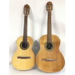 Two Giannini guitars comprising a 6 string classic