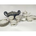 A Royal Doulton Larchmont pattern tea set and a 19