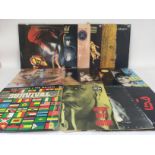Sixteen LPs and 12inch singles by various artists