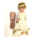 Chiltern doll & a Heubach canvas body. Postage cat