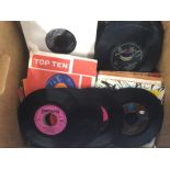 A collection of 7inch singles by various artists f