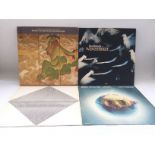 Four electronic and experimental LPs by Faust, Wal