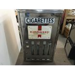 A Embassey cigarette vending machine from 1970â€™s