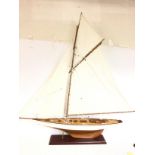 Americas cup J class classic sailing yacht model ,